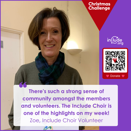 Include volunteer Zoe holding up the Star of the week certificate alongside a quote that reads: 