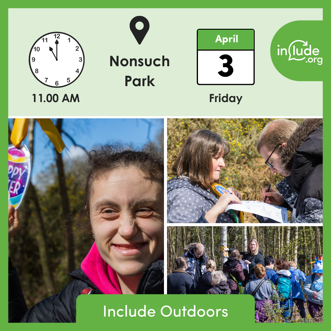 Nonsuch Park Stroll and Sign 3rd April 2026